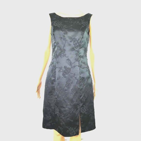 Betsey Johnson Evening Collection Little Black Dress Beaded Sparkle Cocktail Sm - Picture 1 of 9